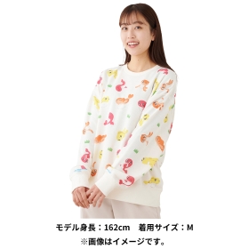 スウェット だいスシ!シャリタツづくし M／L