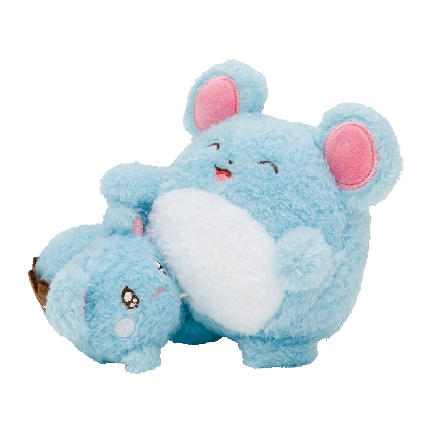 ぶるぶる…むぎゅ！ぬいぐるみ なきべそルリリ&マリル