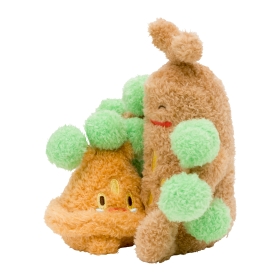 ぶるぶる…むぎゅ!ぬいぐるみ うそなきウソハチ&ウソッキー