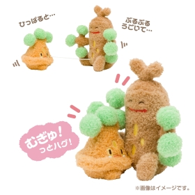 ぶるぶる…むぎゅ!ぬいぐるみ うそなきウソハチ&ウソッキー