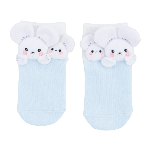 マスコット付きミドルソックス イッカネズミ (19-21cm)