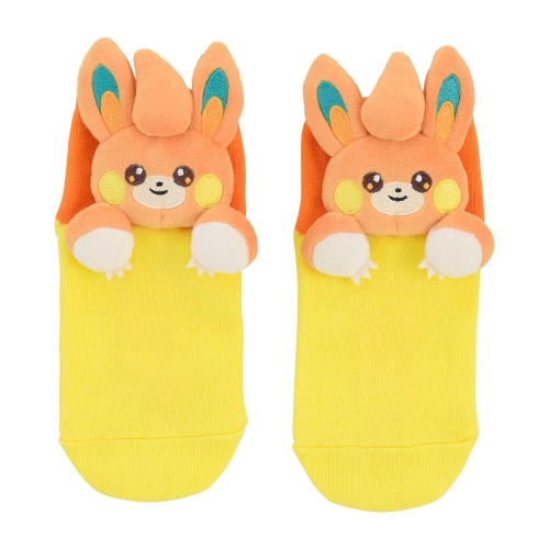 マスコット付きミドルソックス パモ (19-21cm)