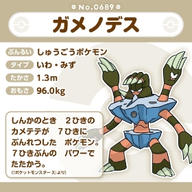 689 ぬいぐるみ Pokémon fit ガメノデス