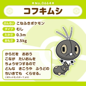 664 ぬいぐるみ Pokémon fit コフキムシ