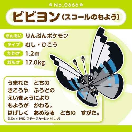 666 ぬいぐるみ Pokémon fit ビビヨン(スコールのもよう)