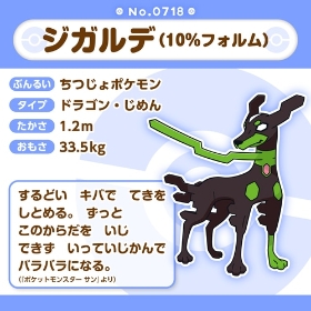 718 ぬいぐるみ Pokémon fit ジガルデ(10%フォルム)