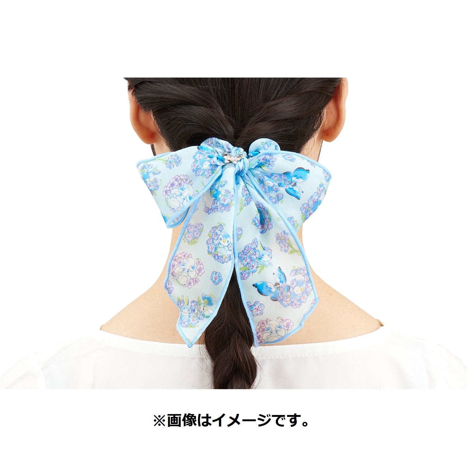リボンシュシュ Baby Blue Eyes