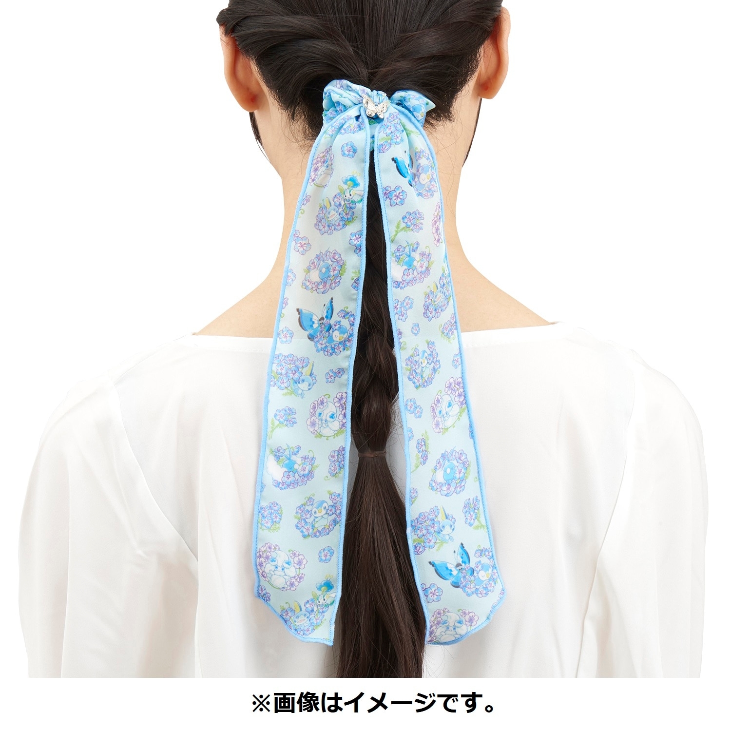 リボンシュシュ Baby Blue Eyes