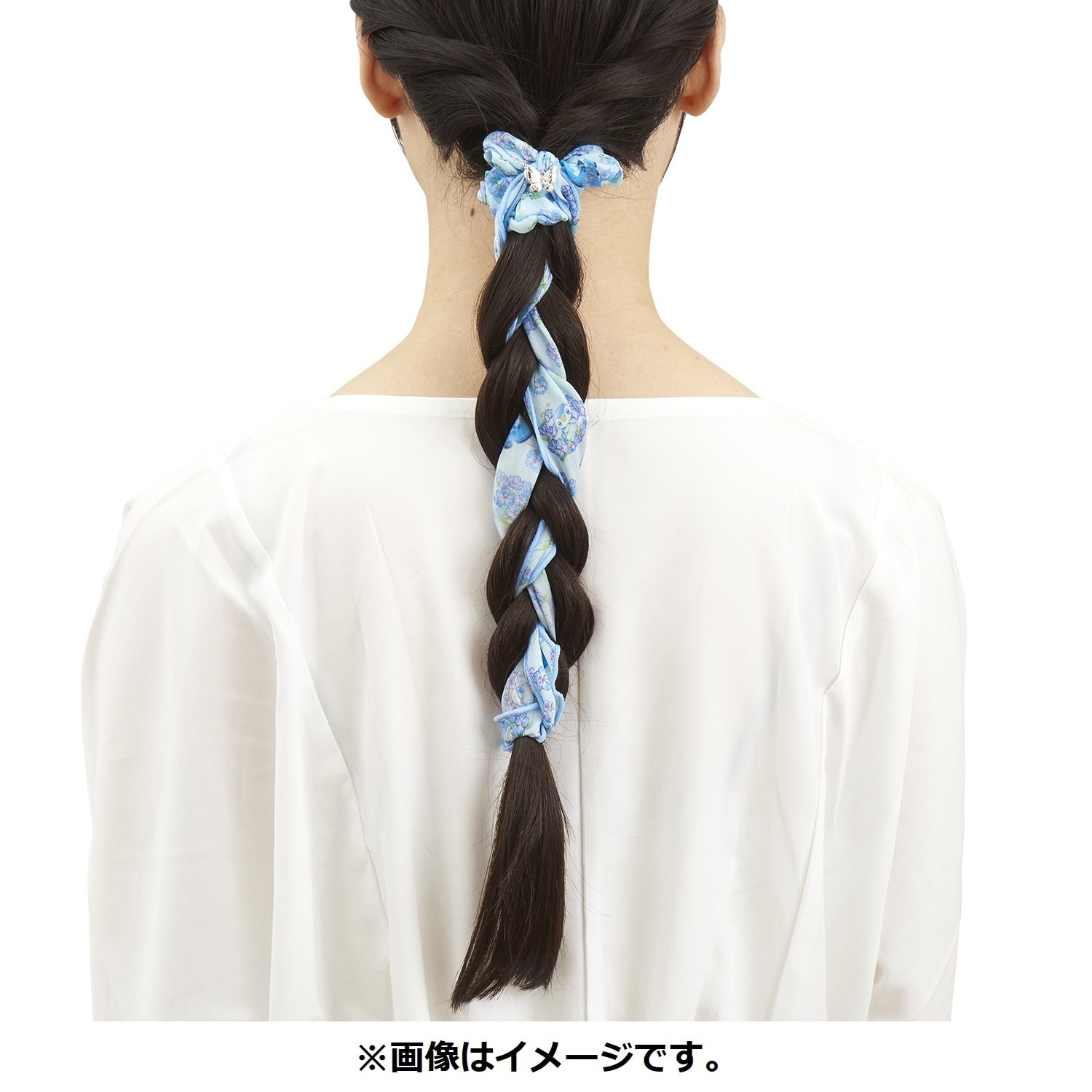 リボンシュシュ Baby Blue Eyes