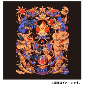 Tシャツ Pokémon「 」フォッコのサーカス団 110/130