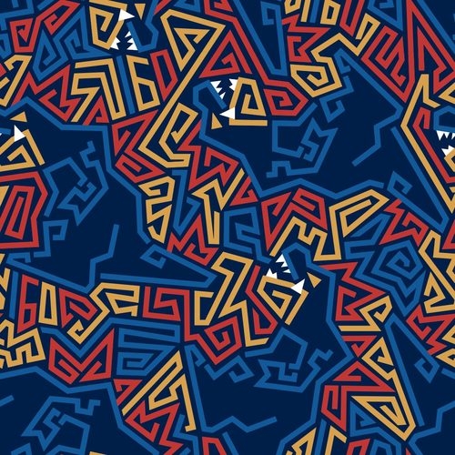 SARASA Pok&eacute;mon Shirts ポケモンのオーダイルの柄