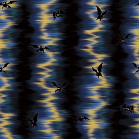 SARASA Pok&eacute;mon Shirts ポケモンのクロバットの柄