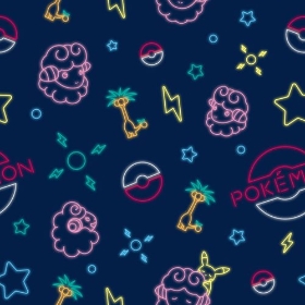 SARASA Pok&eacute;mon Shirts ポケモンのモココの柄