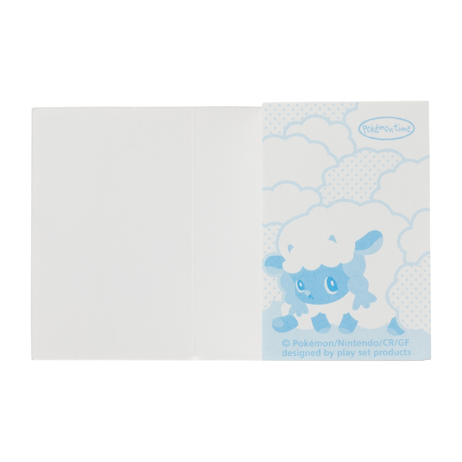 マッチ型ブロックメモ pokémon time ウールー