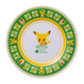 メラミンプレート pok&eacute;mon time ピカチュウ みどり