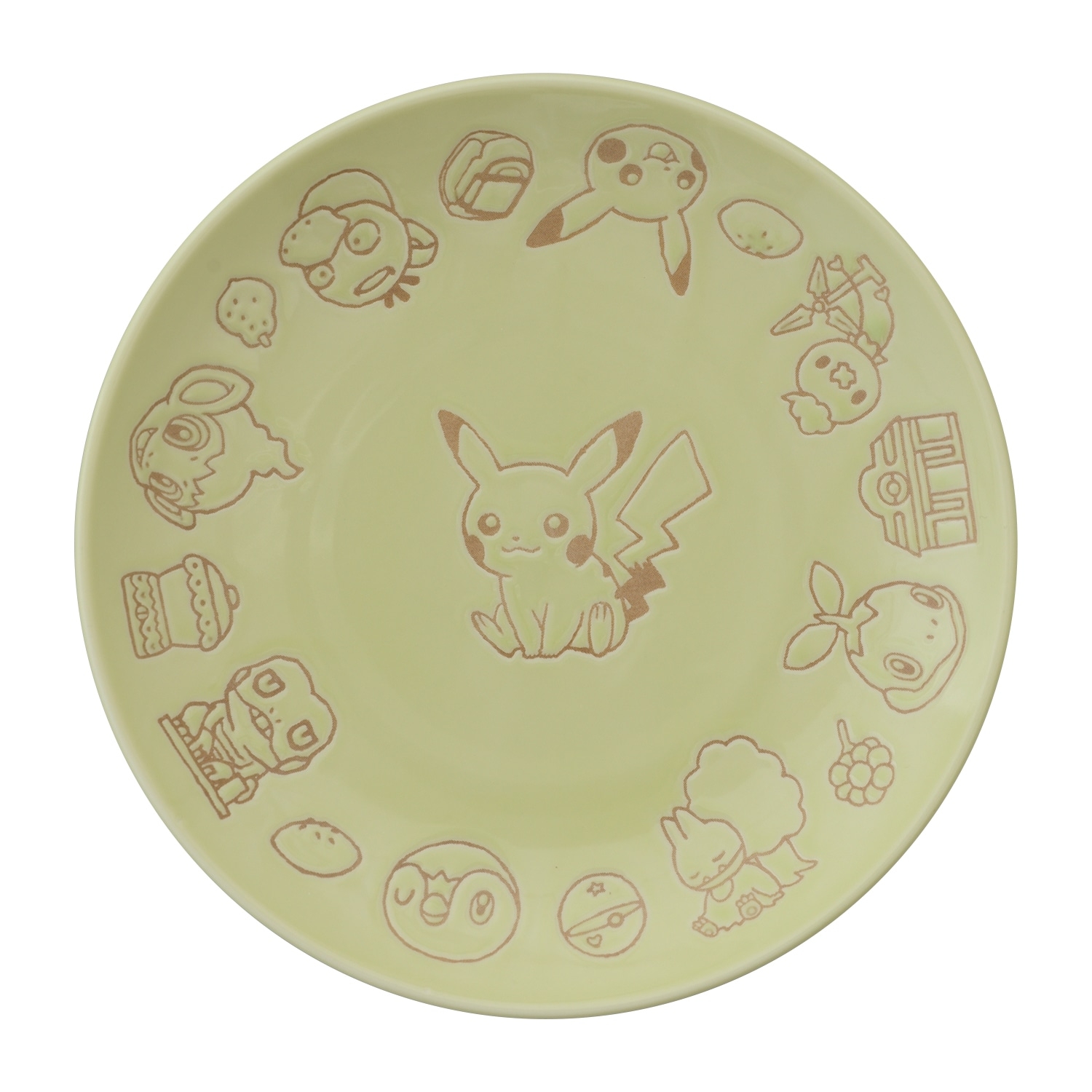 プレート たびのおもいで グリーン M