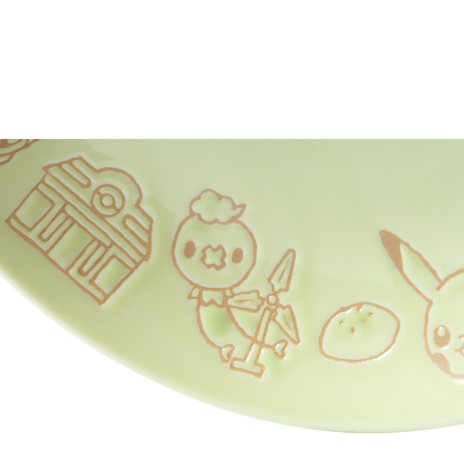 プレート たびのおもいで グリーン M