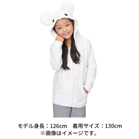 もこもこパーカー WAKKA de IKKA 130cm