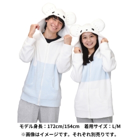 もこもこパーカー WAKKA de IKKA L