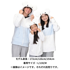 もこもこパーカー WAKKA de IKKA L