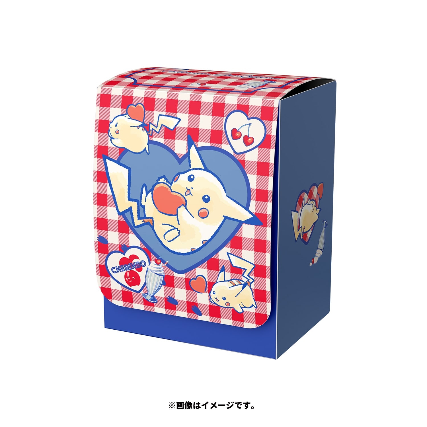 ポケモンカードゲーム デッキケース ピカチュウとハート