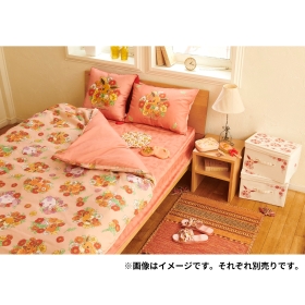 シルクナイトキャップ Fleur de Coquelicot