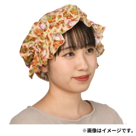 シルクナイトキャップ Fleur de Coquelicot