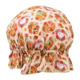 シルクナイトキャップ Fleur de Coquelicot