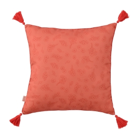 タッセル付きクッション Fleur de Coquelicot