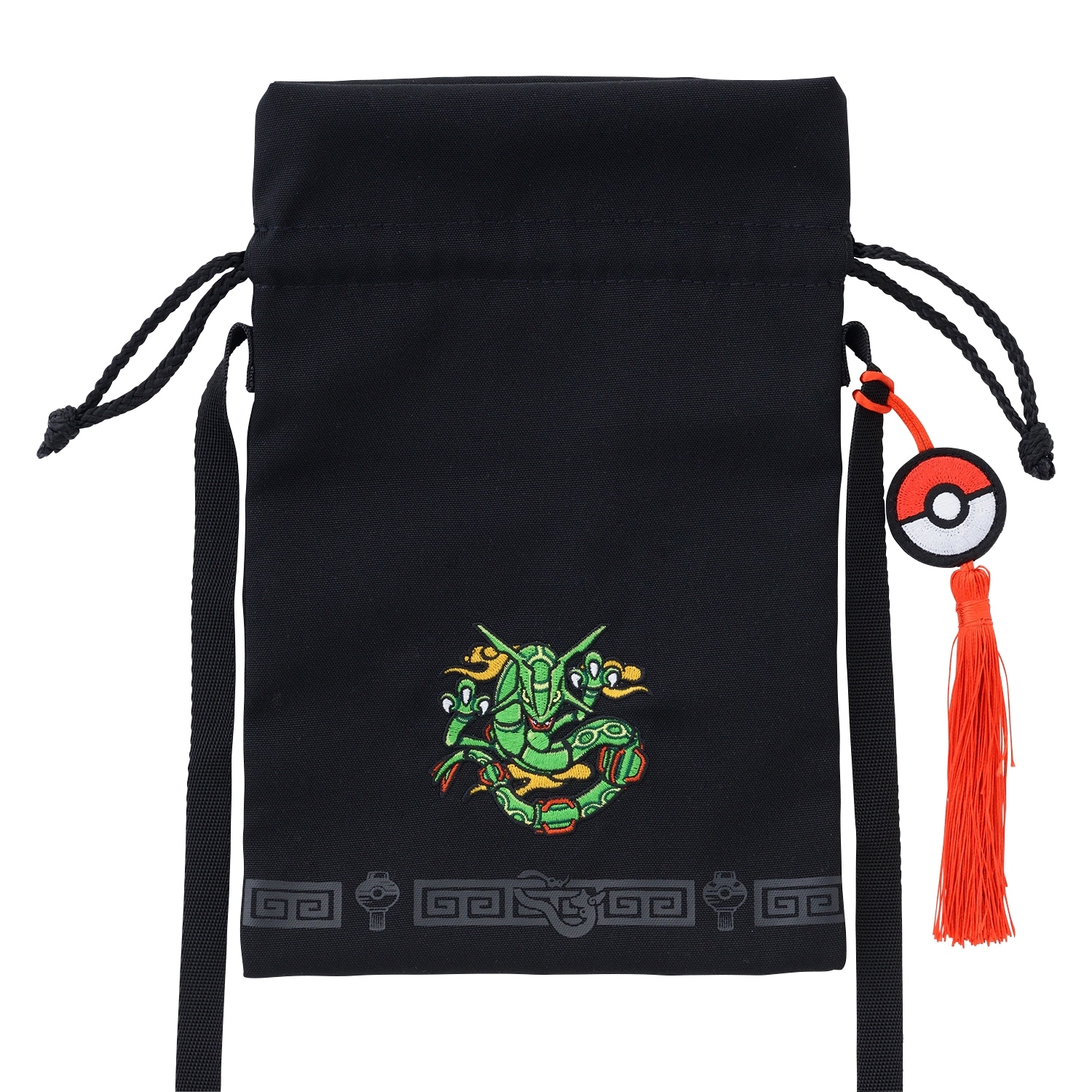 ポケモン 未使用 ピカチュウ飯店 サテン巾着 レックウザ ゴム製コースター ２点 巾着バッグ ピカチュウ飯店 レックウザ ｜【公式】ポケモン