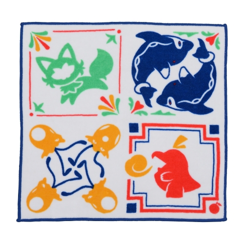 【選べる】ハンドタオル Paldea tile ブルー
