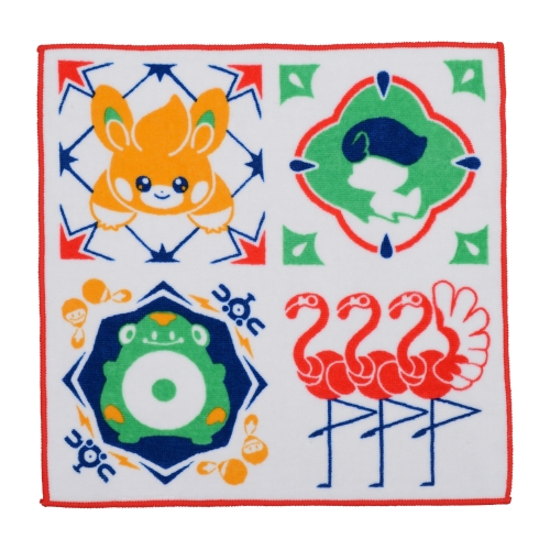 【選べる】ハンドタオル Paldea tile レッド