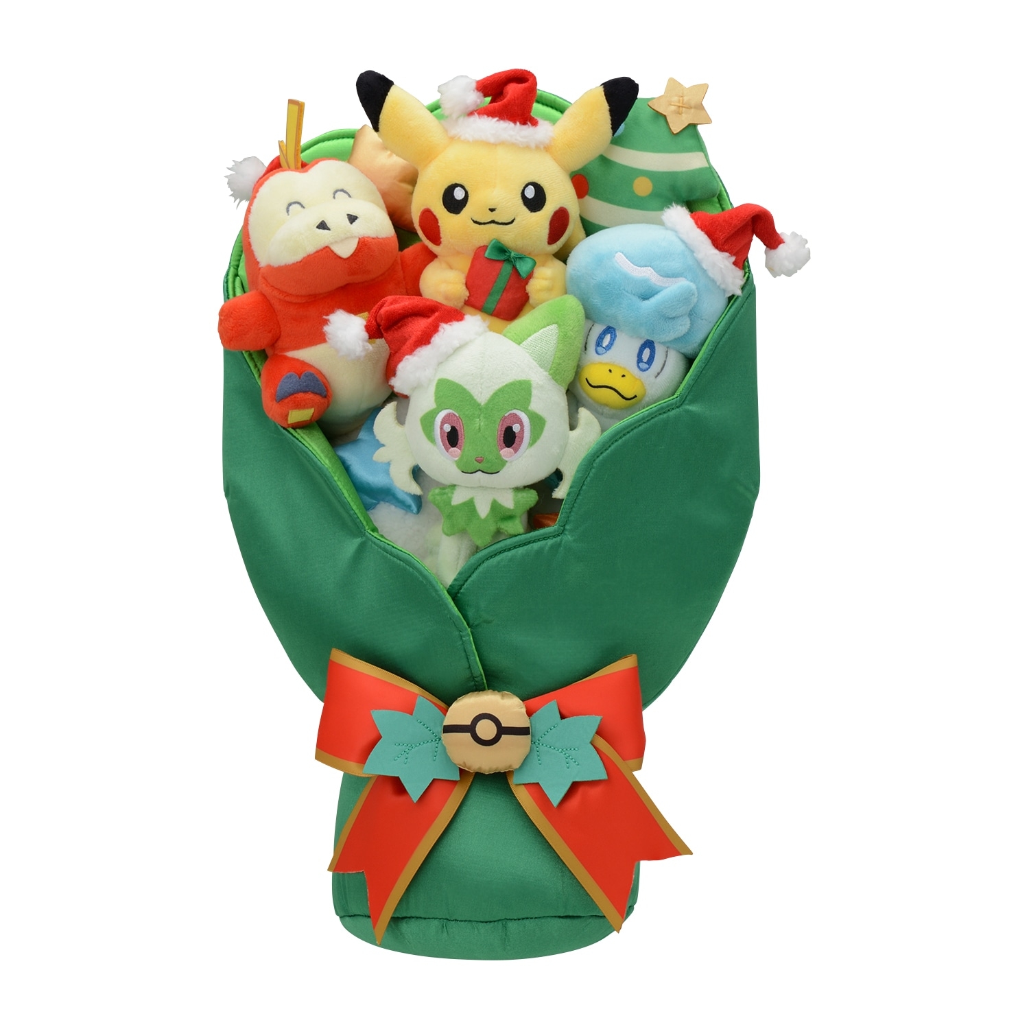 ポケモンぬいぐるみブーケ　ポケモンセンター限定 御三家 クリスマス ぬいぐるみブーケ Paldea's Christmas Market ｜【公式】ポケモン