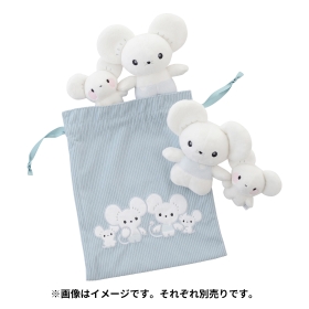 磁石でくっつくぬいぐるみセット WAKKA de IKKA イッカネズミ