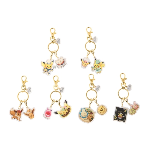 アクリルキーホルダーコレクション Pokémon Cafe & Pikachu Sweets BOX