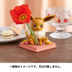 一輪挿しフィギュア Fleur de Coquelicot イーブイ