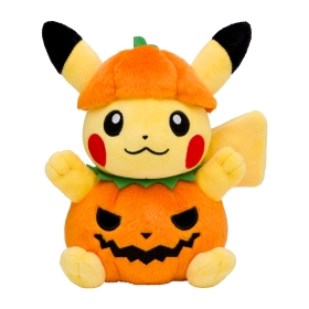 ぬいぐるみ ハロウィンかぼちゃピカチュウ