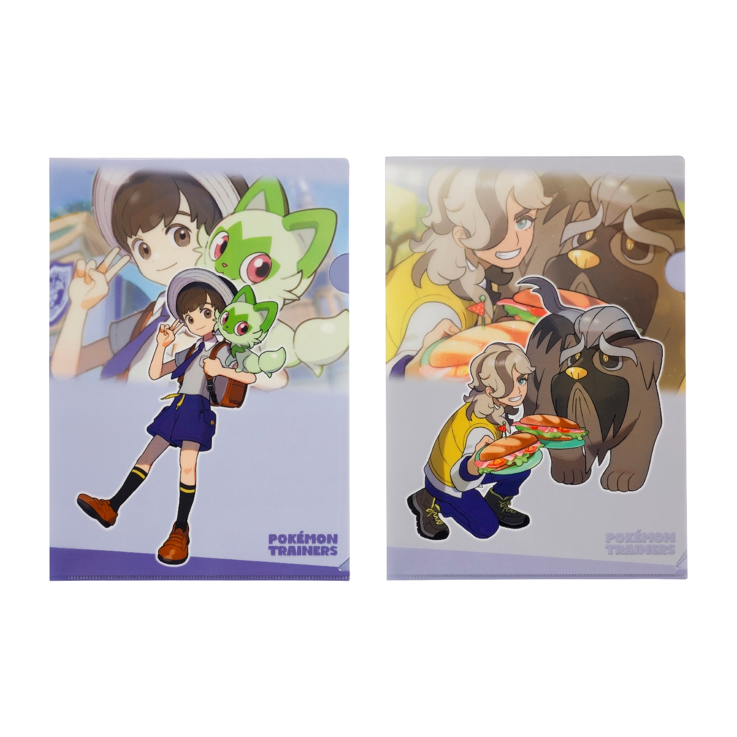 A4クリアファイル2枚セット POKÉMON TRAINERS ハルト＆ペパー