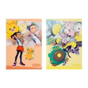 A4クリアファイル2枚セット POKÉMON TRAINERS ネモ&ナンジャモ