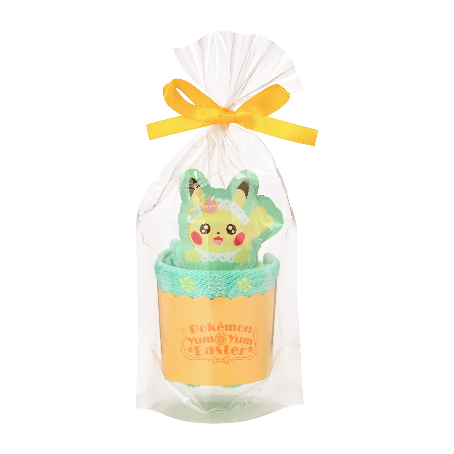 カップケーキ風ハンドタオル Pokémon Yum Yum Easter ピカチュウ