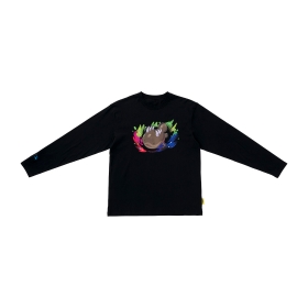 ロングTシャツ モウドクキケン ドオー