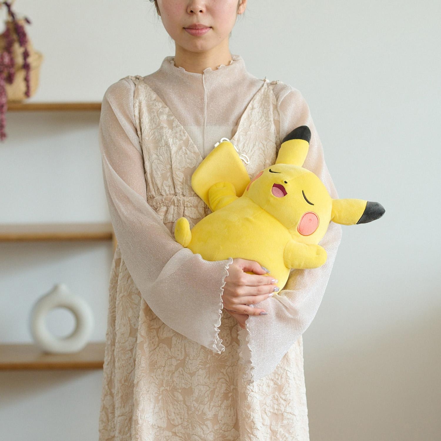 もっちりぬいぐるみ Pokémon Sleep おやすみピカチュウ