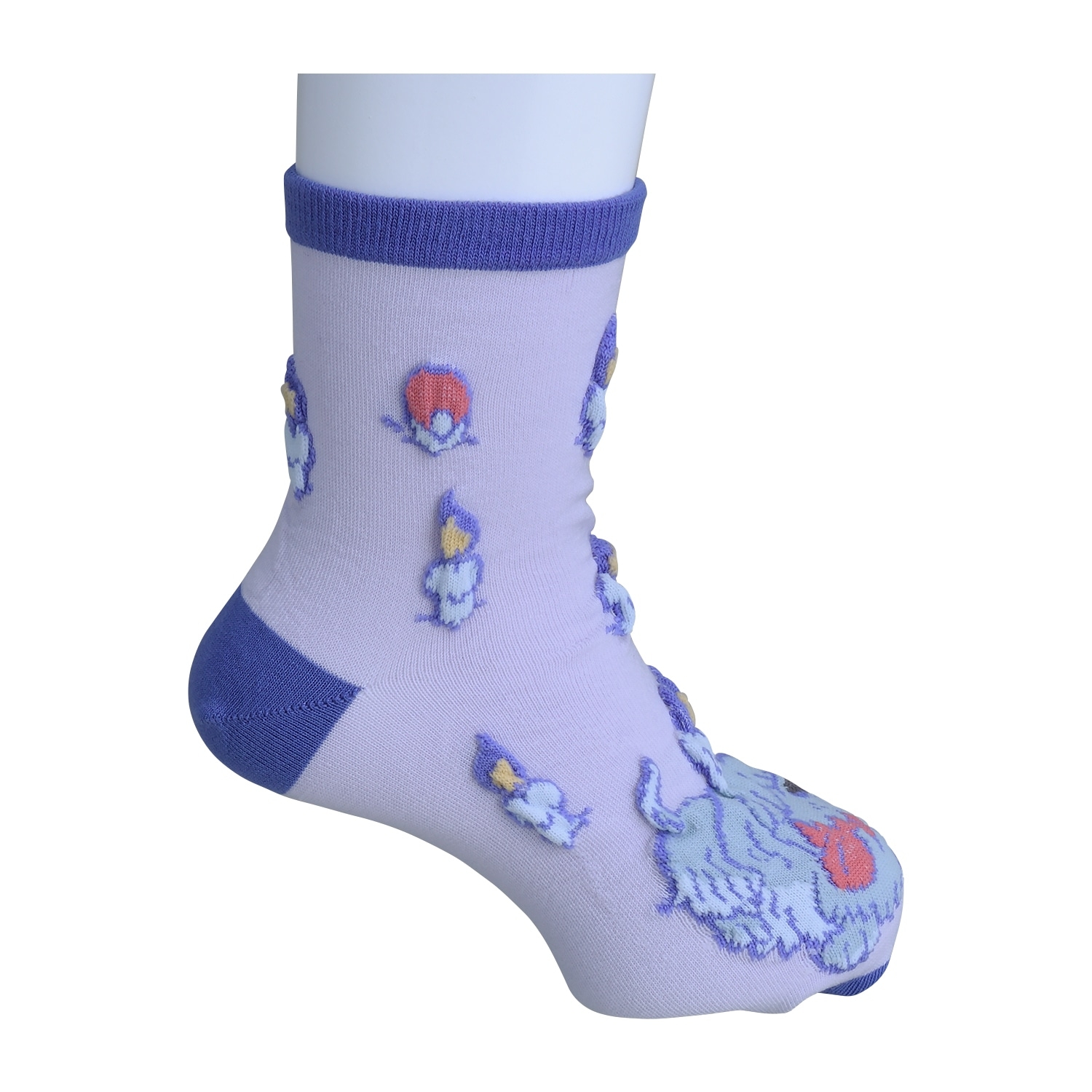 【選べる】ミドルソックス yonayonaGhost ボチ (23-25cm)