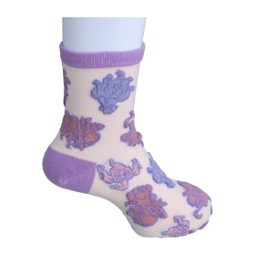 【選べる】ミドルソックス yonayonaGhost ヒスイゾロア (23-25cm)