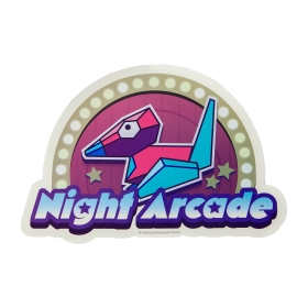 ポスター&ステッカーセット Night Arcade