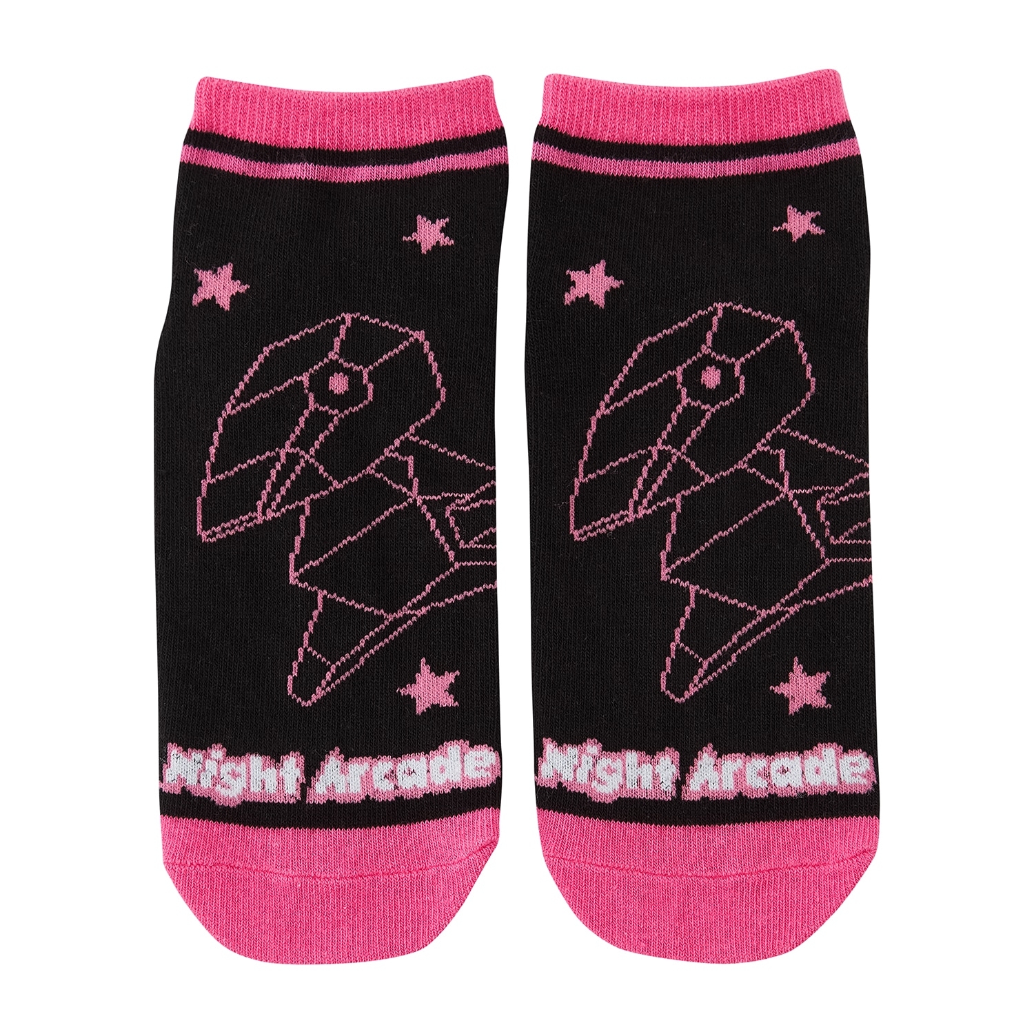 【選べる】ショートソックス Night Arcade ポリゴン (23-25cm)