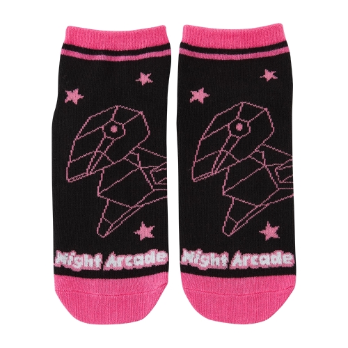 【選べる】ショートソックス Night Arcade ポリゴン (23-25cm)