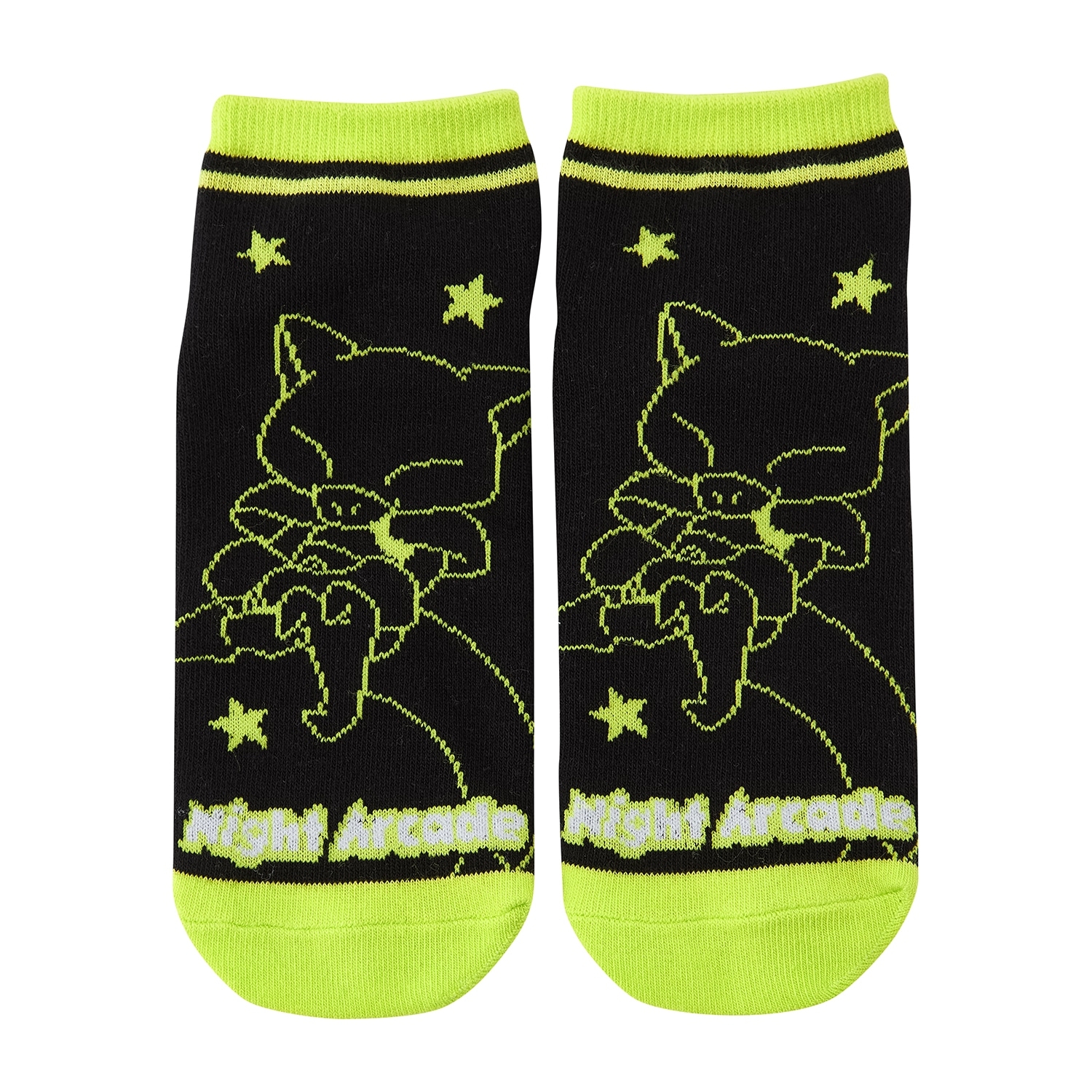 【選べる】ショートソックス Night Arcade ケーシィ (23-25cm)