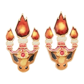 Pokémon accessory イヤリング ほのおテラスタルブースター