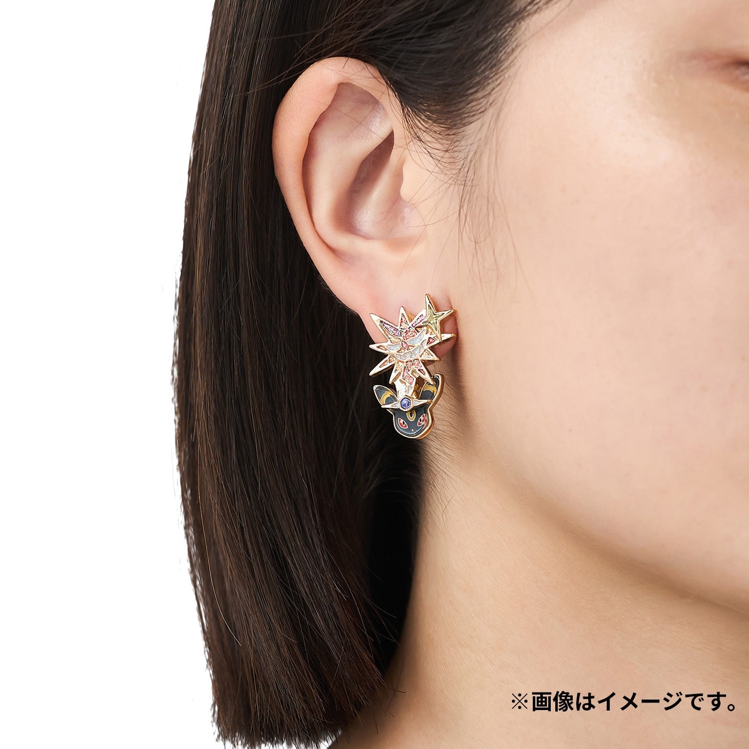 Pokémon accessory イヤリング あくテラスタルブラッキー
